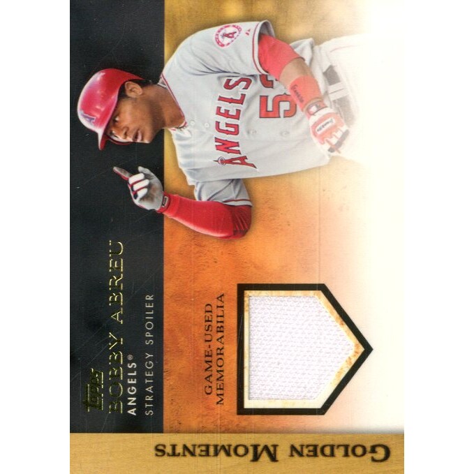 2012 Topps Golden Moments Relics #BA Bobby Abreu S2. rookie card picture