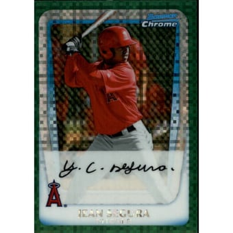 2011 Bowman Chrome Prospects Green X-Fractors #BCP131 Jean Segura
