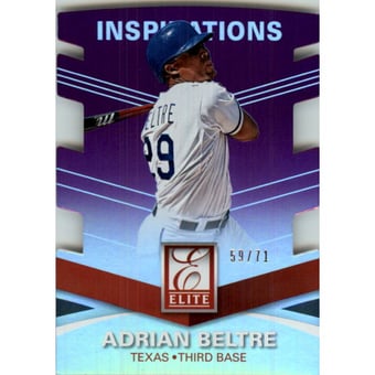 2015 Elite Inspirations #63 Adrian Beltre/71