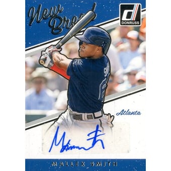 2017 Donruss New Breed Autographs #NBMS Mallex Smith
