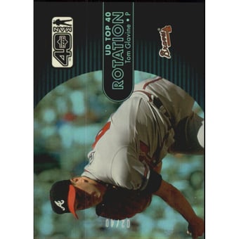 2002 Upper Deck 40-Man Electric Rainbow #1138 Tom Glavine RT