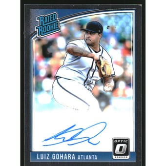 2018 Donruss Optic Rated Rookies Signatures #RRSLG Luiz Gohara