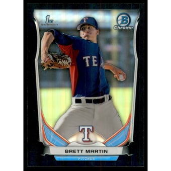 2014 Bowman Chrome Draft Black Refractors #CDP116 Brett Martin