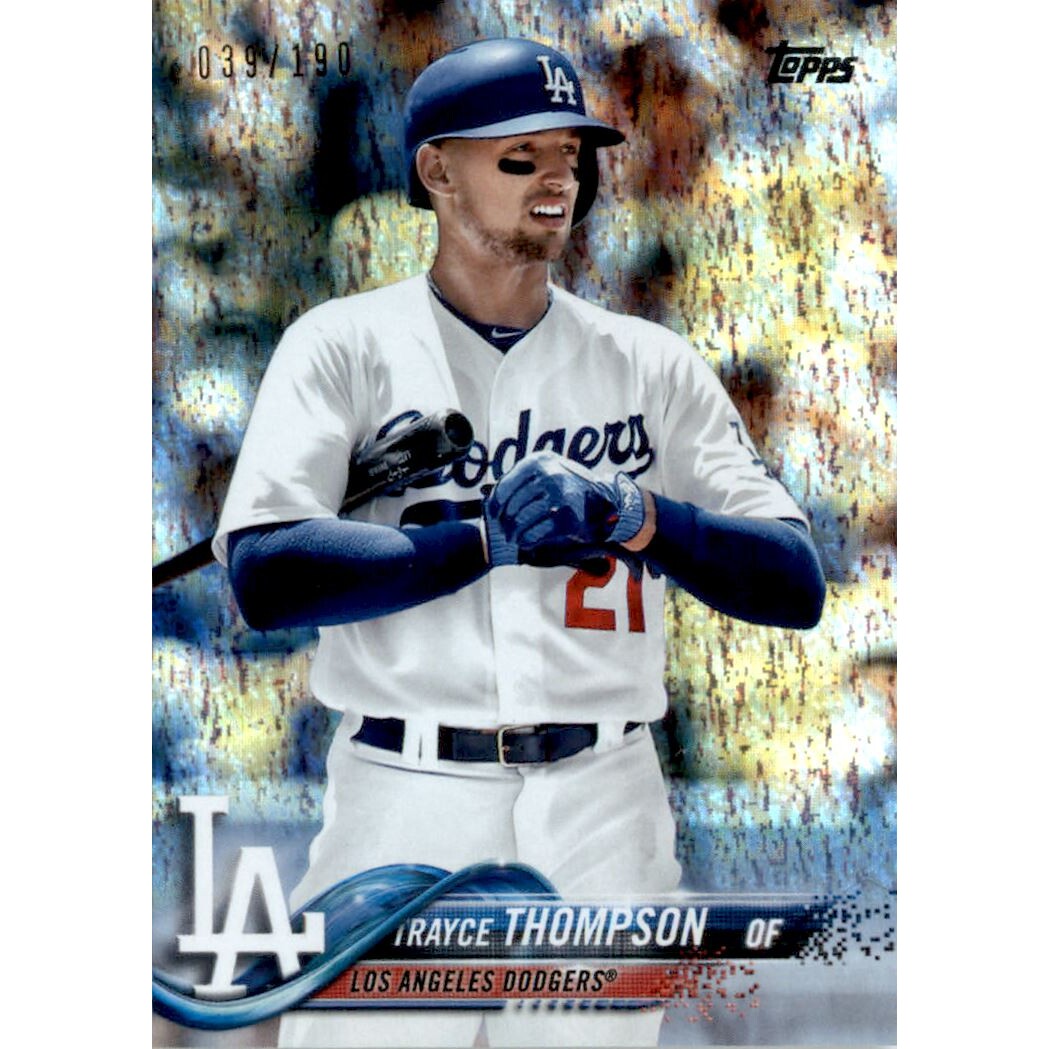 2018 Topps Factory Set Foilboard #654 Trayce Thompson. rookie card picture