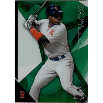 2015 Finest Green Refractors #60 Rusney Castillo