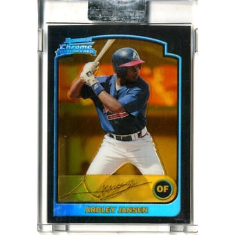 2003 Bowman Chrome Gold Refractors #238 Ardley Jansen