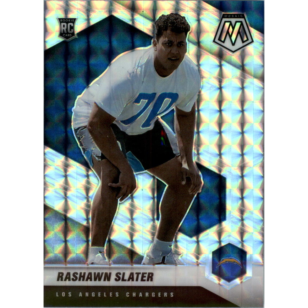 2021 Panini Mosaic Mosaic #371 Rashawn Slater