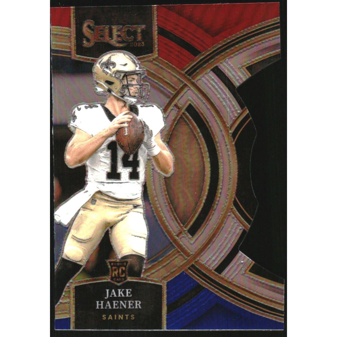 2023 Select Prizm Red and Blue Die Cut #186 Jake Haener