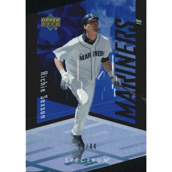 2007 Upper Deck Spectrum Die Cut Blue Jersey Number #38 Richie Sexson/44