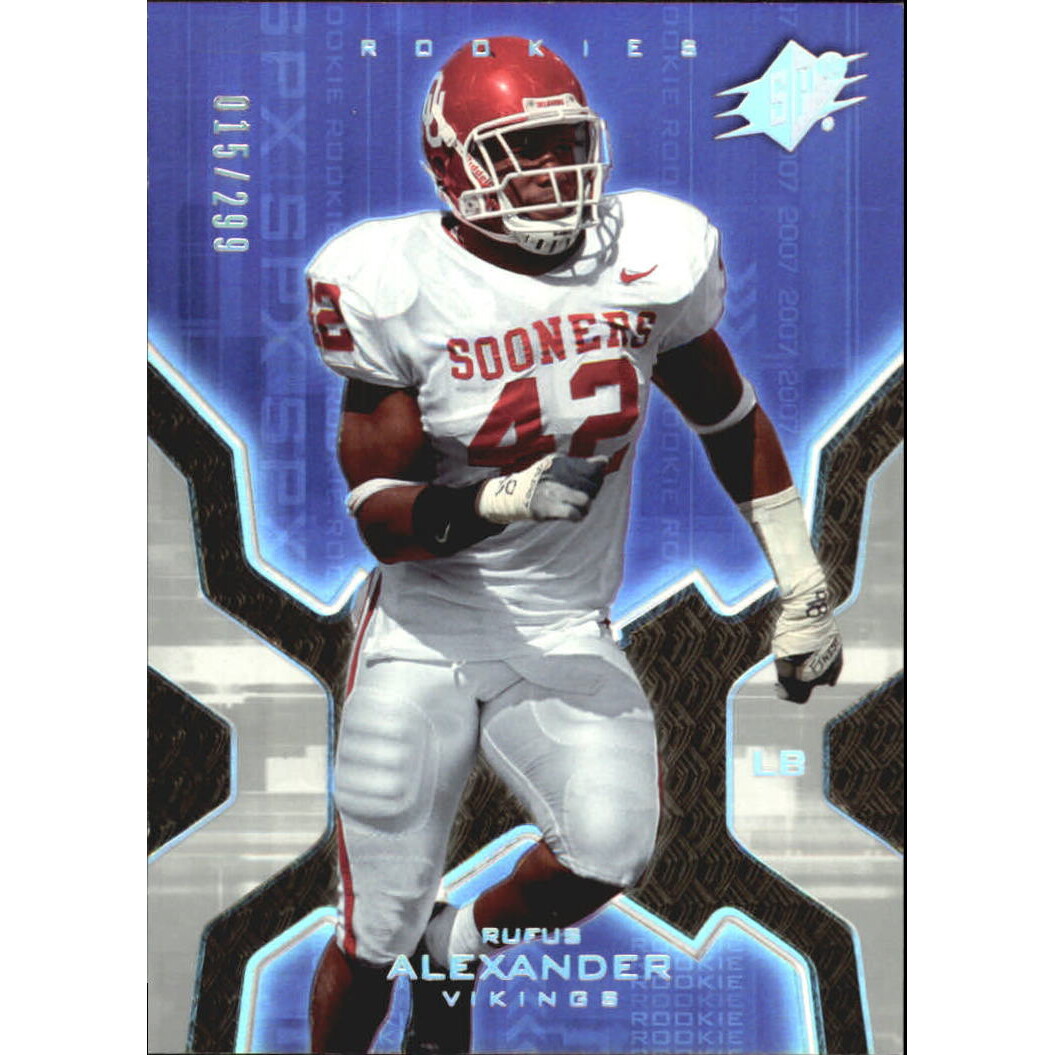 2007 SPx Silver Holofoil Rookies #158 Rufus Alexander