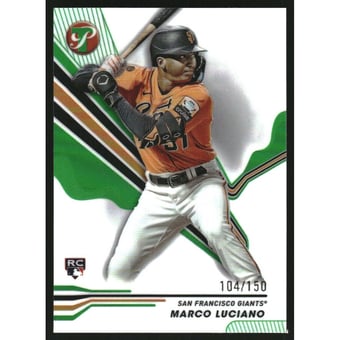 2024 Topps Pristine Green Refractors #176 Marco Luciano
