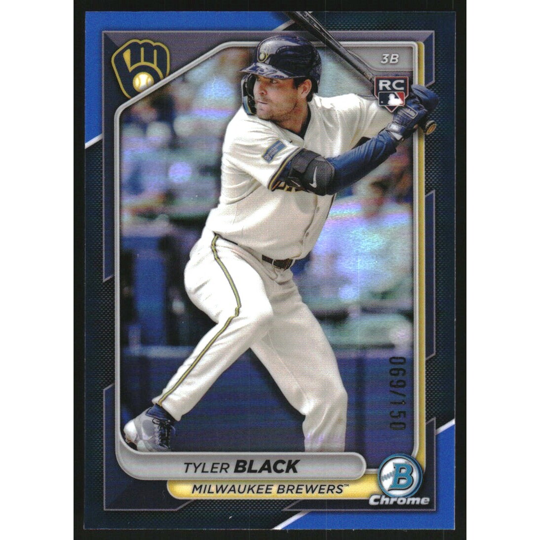 2024 Bowman Chrome Blue Refractors #63 Tyler Black