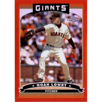 2006 Topps Chrome Red Refractors #95 Noah Lowry