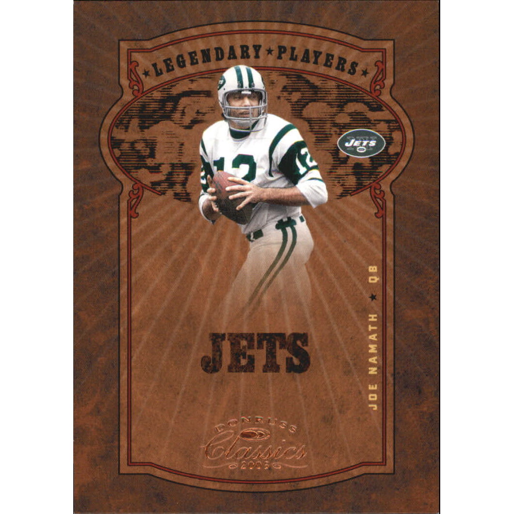 2005 Donruss Classics Legendary Players Bronze #L19 Joe Namath