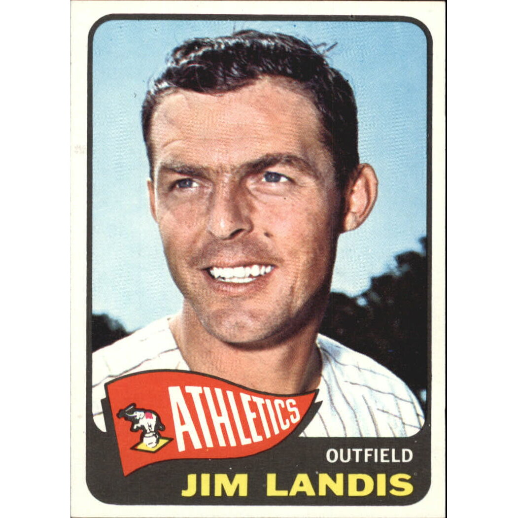 1965 Topps #376 Jim Landis. rookie card picture