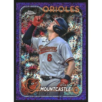 2024 Topps Chrome Purple Speckle Refractors #265 Ryan Mountcastle