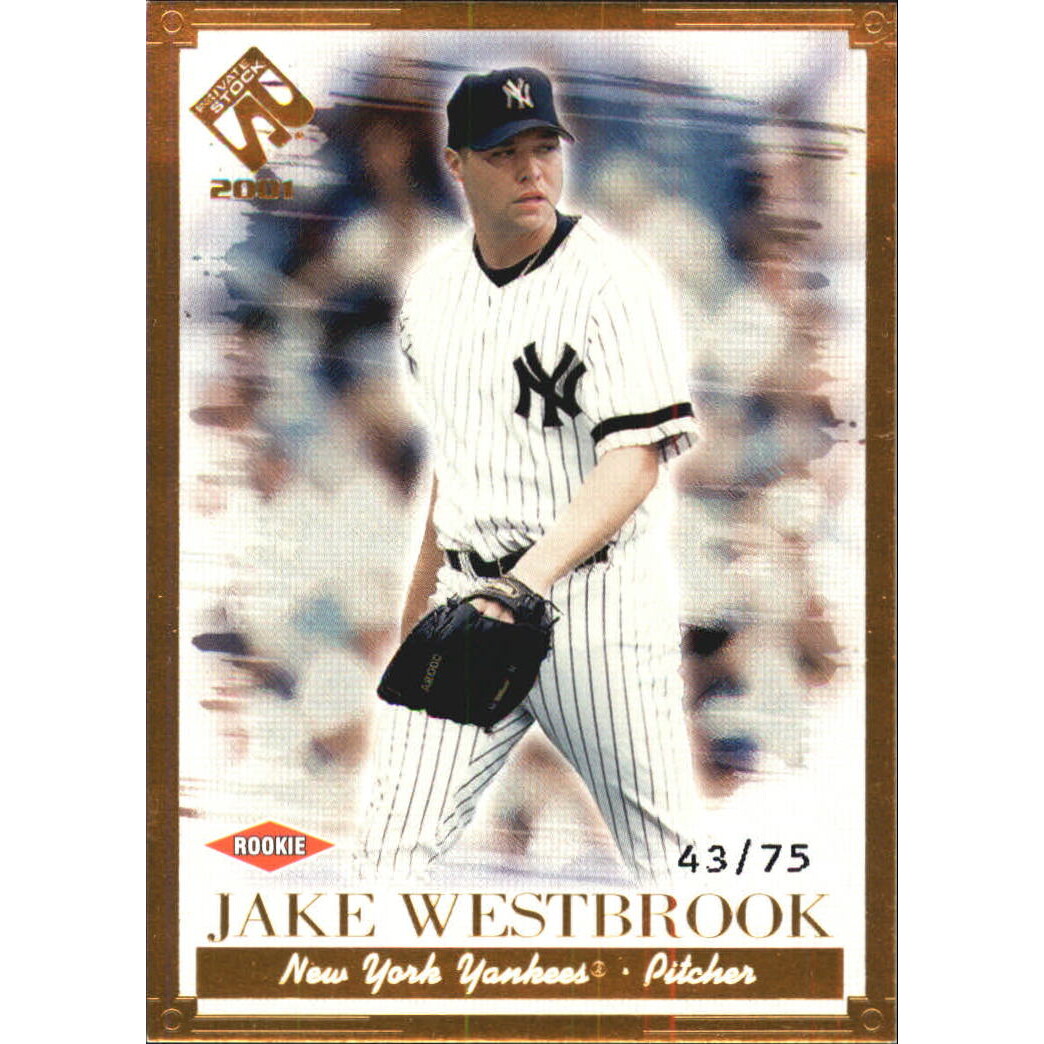 2001 Private Stock Gold Portraits #140 Jake Westbrook