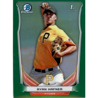 2014 Bowman Chrome Mini Factory Set Green Refractors #7 Ryan Hafner