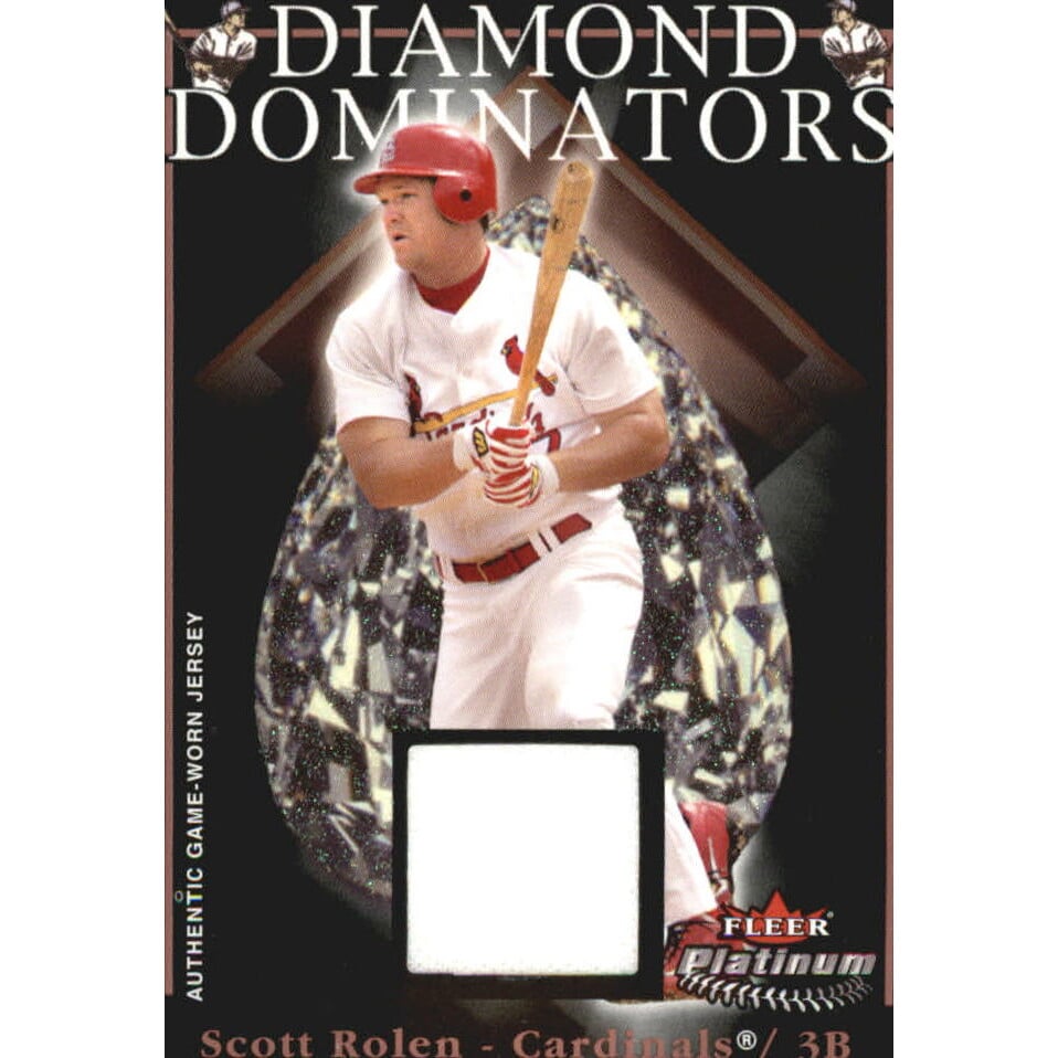 2005 Fleer Platinum Diamond Dominators Jersey Silver #SR Scott Rolen. rookie card picture