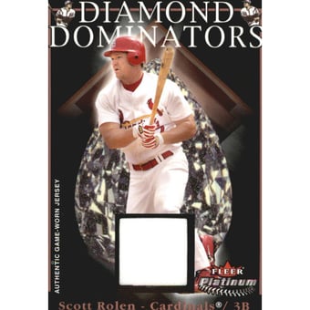2005 Fleer Platinum Diamond Dominators Jersey Silver #SR Scott Rolen