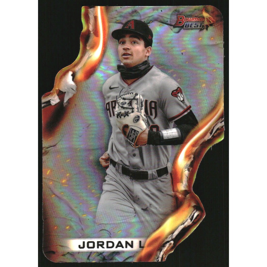 2021 Bowman's Best Heatwave Die Cuts #HW5 Jordan Lawlar. rookie card picture