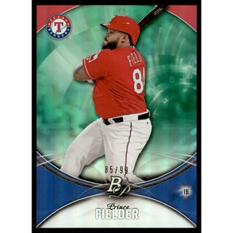 2016 Bowman Platinum Green #57 Prince Fielder