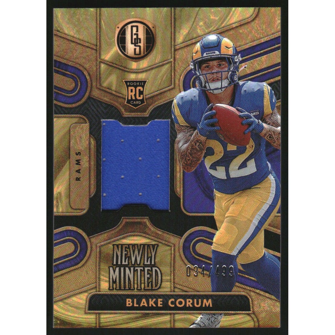 2024 Panini Gold Standard Newly Minted Memorabilia #18 Blake Corum