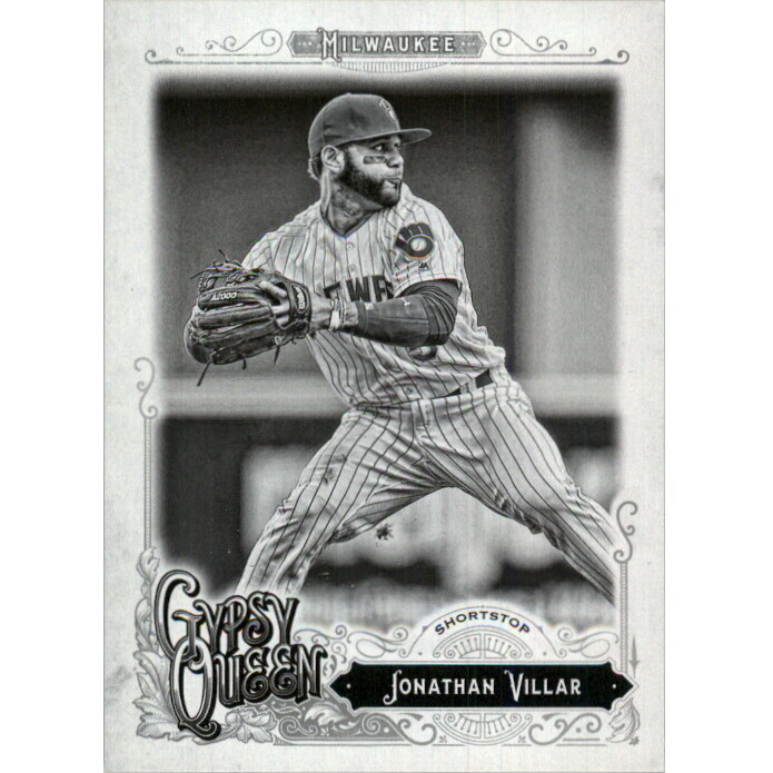 2017 Topps Gypsy Queen Black and White #117 Jonathan Villar. rookie card picture