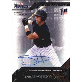 2009 TRISTAR Prospects Plus Autographs #24a Slade Heathcott