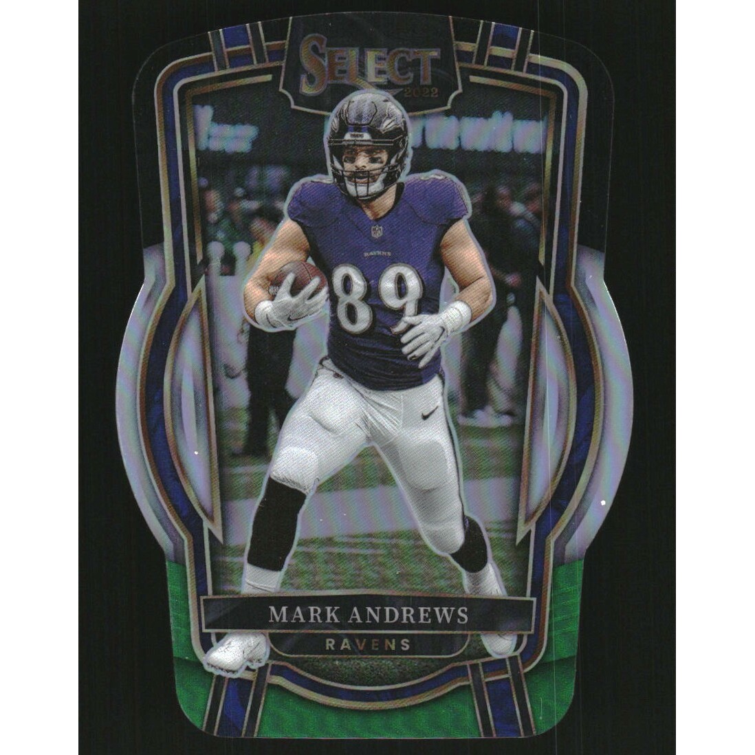 2022 Select Prizm Black and Green Die Cut #293 Mark Andrews