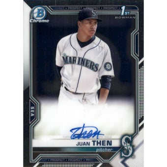 2021 Bowman Chrome Prospect Autographs #CPAJTH Juan Then