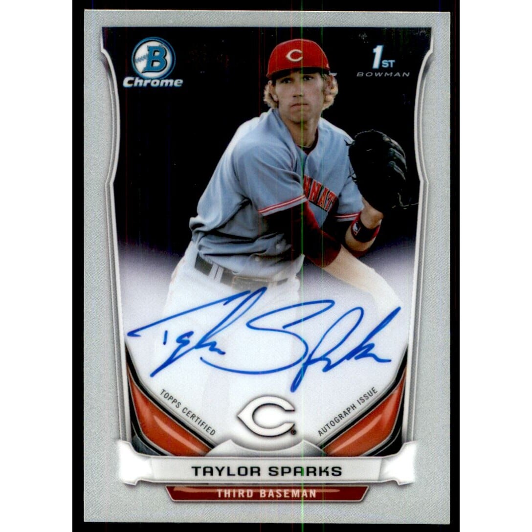 2014 Bowman Chrome Draft Draft Pick Autographs #BCATS Taylor Sparks