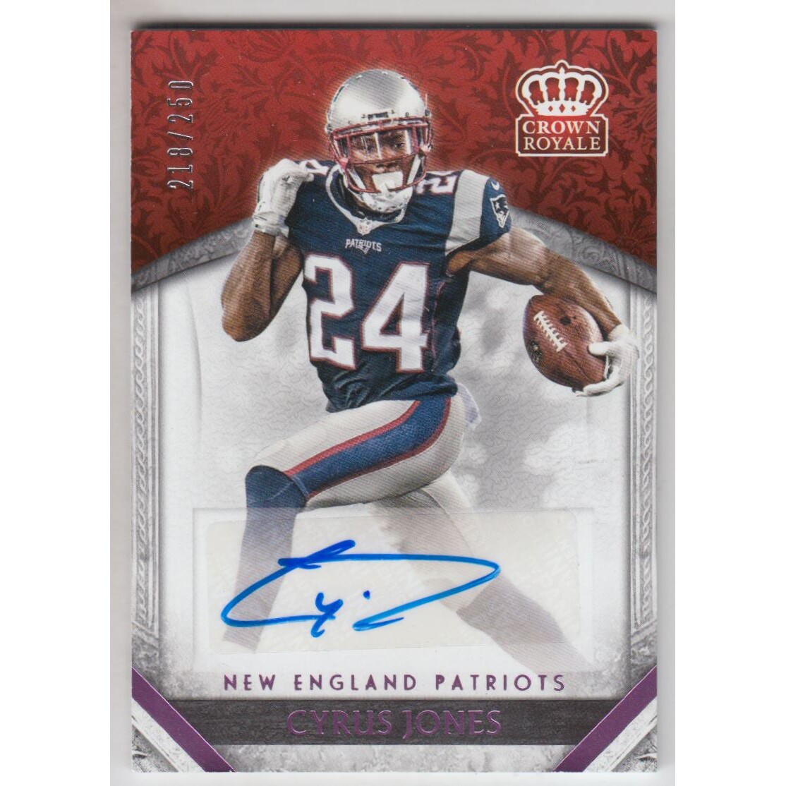 2016 Crown Royale Rookie Autographs Pink #52 Cyrus Jones/250
