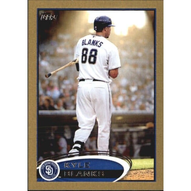 2012 Topps Mini Gold #261 Kyle Blanks. rookie card picture