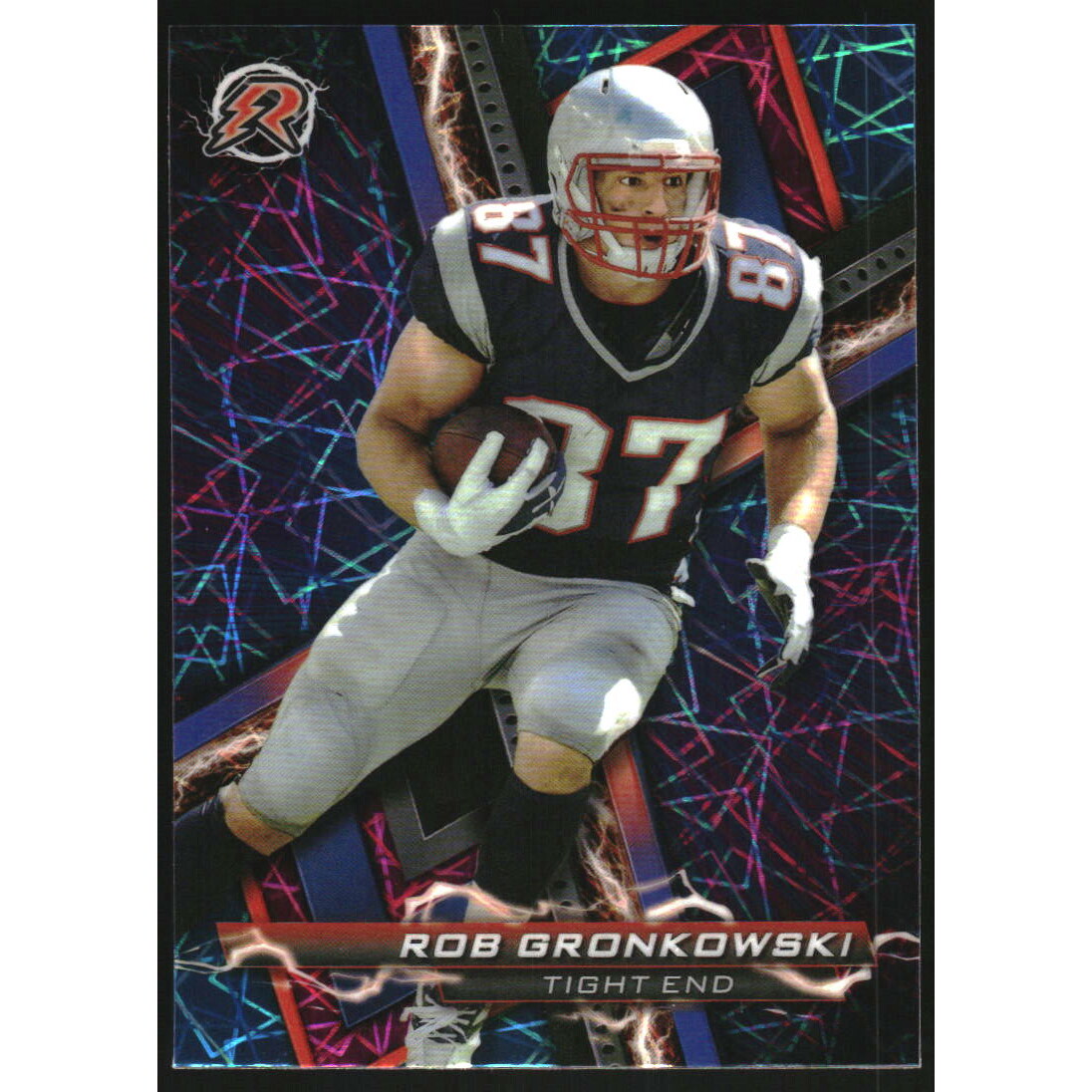 2023 Topps Composite Resurgence Sky Blue and Pink Shock #73 Rob Gronkowski. rookie card picture