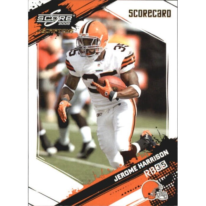 2009 Score Inscriptions Scorecard #69 Jerome Harrison
