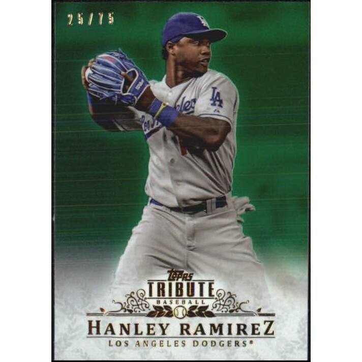 2013 Topps Tribute Green #18 Hanley Ramirez