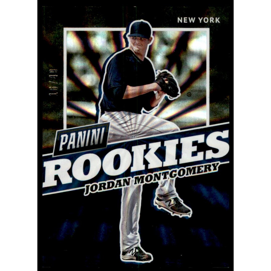 2017 Panini National Convention Rainbow Spokes #BB38 Jordan Montgomery