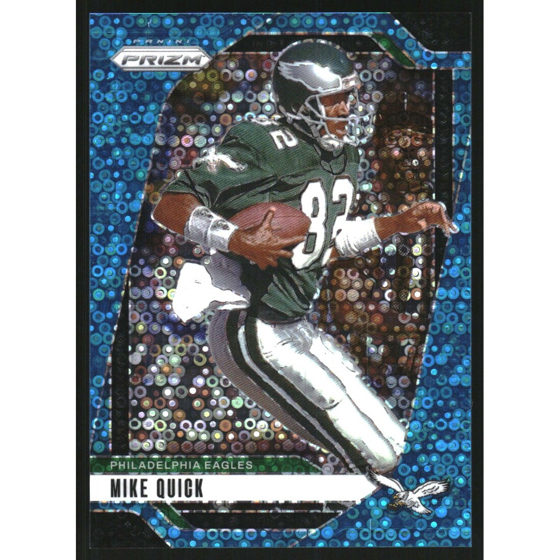 2024 Panini Prizm Prizms No Huddle Blue #238 Mike Quick. rookie card picture
