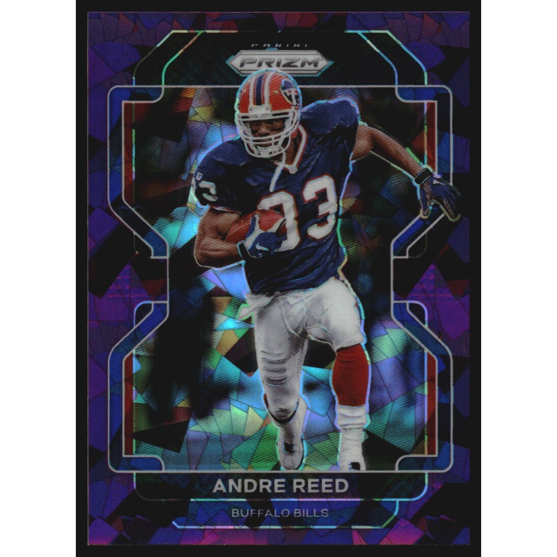 2021 Panini Prizm Prizms Purple Ice #124 Andre Reed. rookie card picture