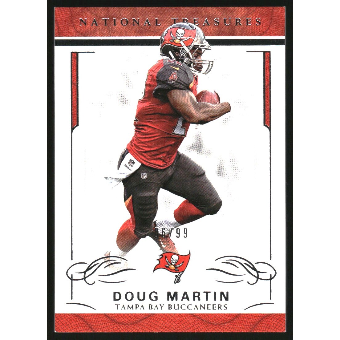 2016 Panini National Treasures #93 Doug Martin. rookie card picture