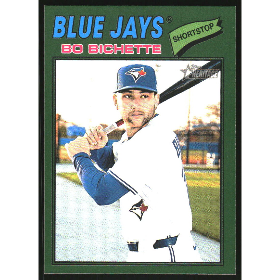 2026 Topps Heritage Dark Green Border #122 Bo Bichette