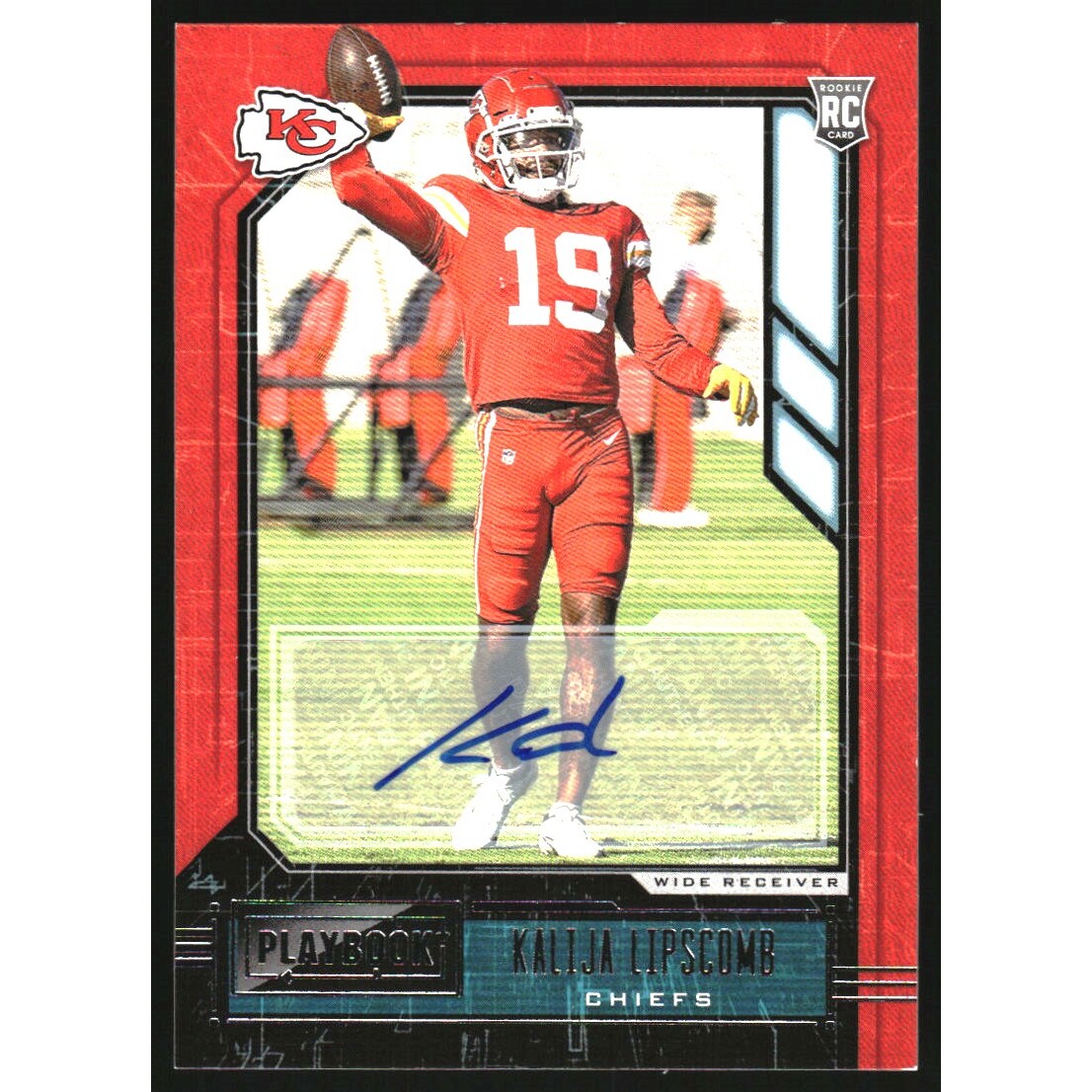 2020 Panini Playbook Rookies Signatures #169 Kalija Lipscomb. rookie card picture