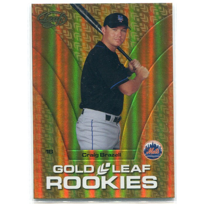 2004 Leaf Mirror Gold Rookies #6 Craig Brazell