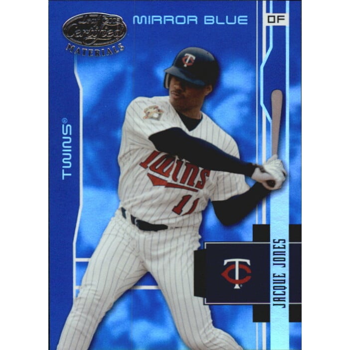 2003 Leaf Certified Materials Mirror Blue #104 Jacque Jones