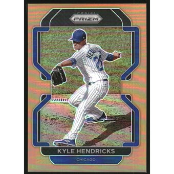 2022 Panini Prizm Prizms Neon Orange #177 Kyle Hendricks T2