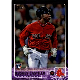 2015 Topps Toys R Us Purple Border #144 Rusney Castillo