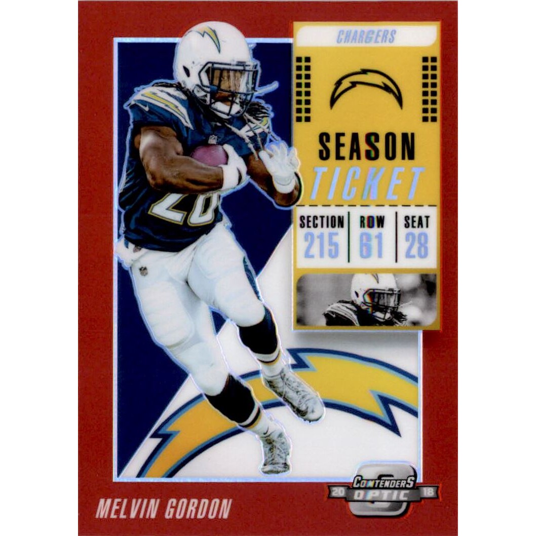 2018 Panini Contenders Optic Red #46 Melvin Gordon III