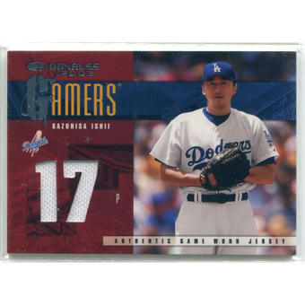2003 Donruss Gamers Jersey Number #31 Kazuhisa Ishii