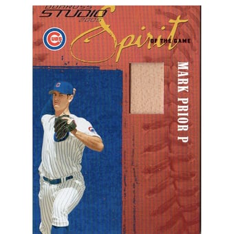 2005 Studio Spirit of the Game Bat #1 Mark Prior/300